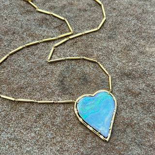 Large Boulder Opal Sprinkle Necklace