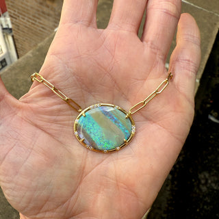 Boulder Opal Sprinkle Necklace