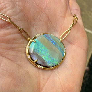 Boulder Opal Sprinkle Necklace