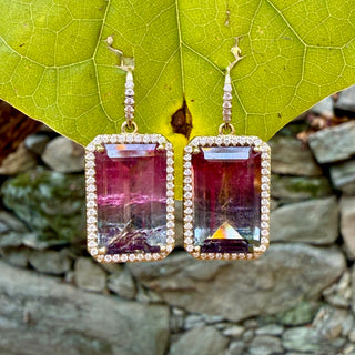 Bicolor Tourmaline Mischa Earring