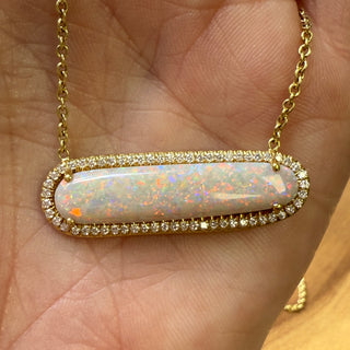 Oval Opal Layla Necklace