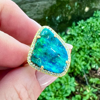 Freeform Boulder Opal Mischa Ring