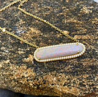 Oval Opal Layla Necklace