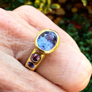 Blue Sapphire Samira Ring