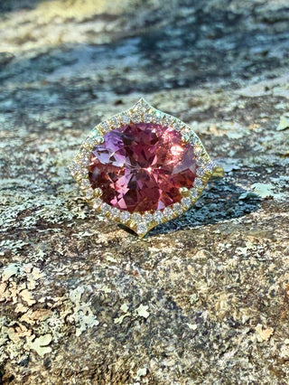 Pink Tourmaline Jordan Ring