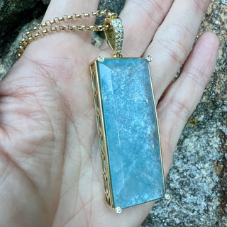 Aquamarine Celine Necklace