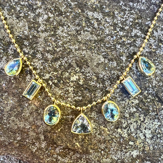 Aquamarine Bali Necklace