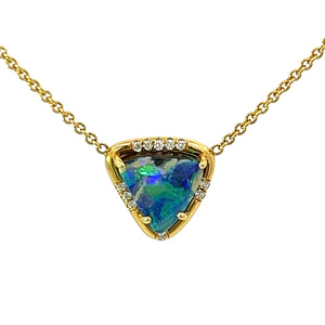 Boulder Opal Sprinkle Necklace