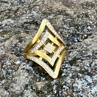 Diamond Tigress Ring