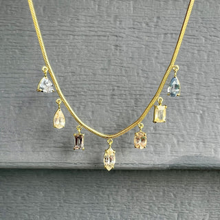 Multicolor Sapphire Seraphina Necklace