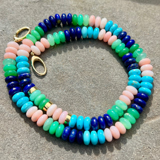 20" Multicolor Happy Mix Beaded Necklace