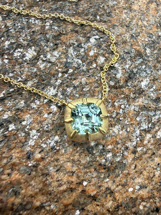 Cushion Cut Blue Tourmaline