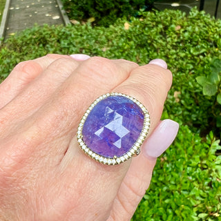 Rose Cut Tanzanite Mischa Ring