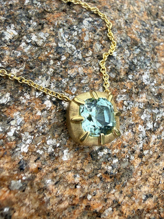 Cushion Cut Blue Tourmaline