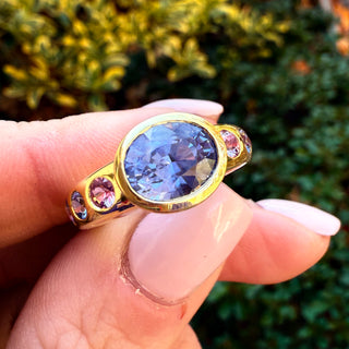 Blue Sapphire Samira Ring