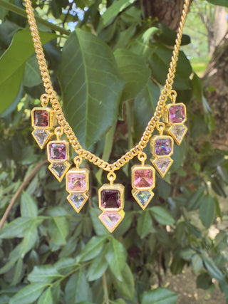 Spiked Spinel Remi Necklace