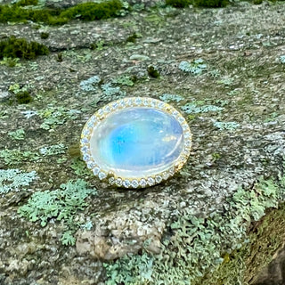 Rainbow Moonstone Mischa Ring