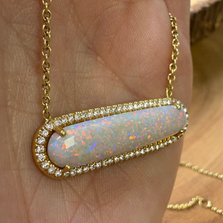 Oval Opal Layla Necklace