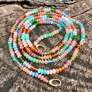 35" Multicolor Rosie Beaded Necklace