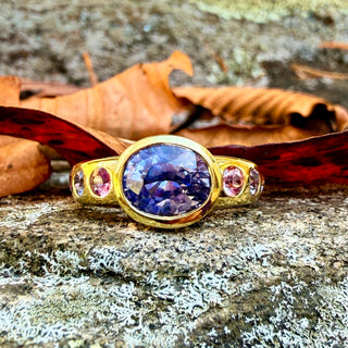 Blue Sapphire Samira Ring