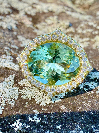 Green Tourmaline Jordan Ring