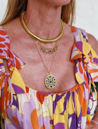 Spinel Majestic Medallion Pendant