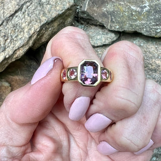 Spinel and Pink Tourmaline Samira Ring