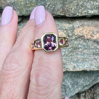 Spinel and Pink Tourmaline Samira Ring