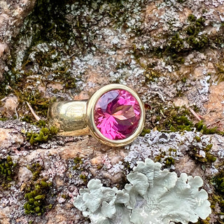 Pink Tourmaline Rivington Ring