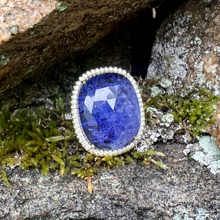 Rose Cut Tanzanite Mischa Ring