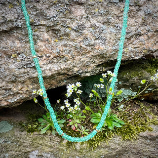 16" Emerald Rosie Beaded Necklace