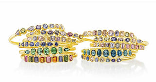 Multicolor Sapphire Carnival Bangle