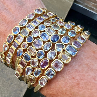 Multicolor Sapphire Carnival Bangle