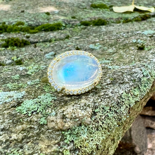 Rainbow Moonstone Mischa Ring