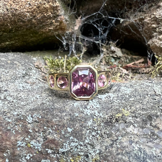 Spinel and Pink Tourmaline Samira Ring