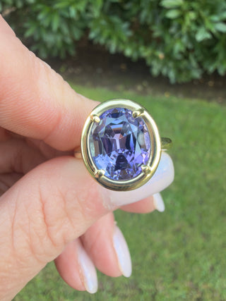 Oval Tanzanite Kindle Ring