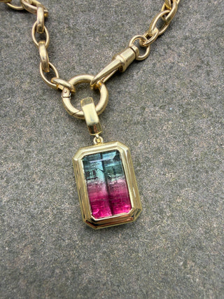 Watermelon Tourmaline Revival Pendant
