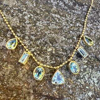 Aquamarine Bali Necklace