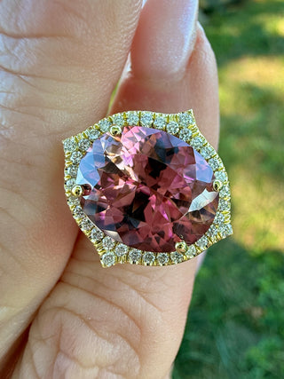 Pink Tourmaline Jordan Ring