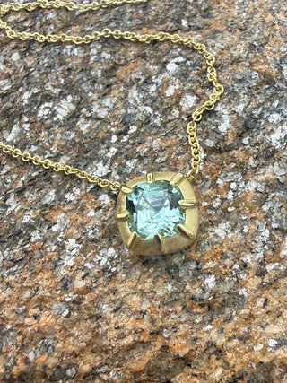 Cushion Cut Blue Tourmaline
