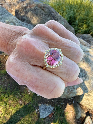 Pink Tourmaline Jordan Ring