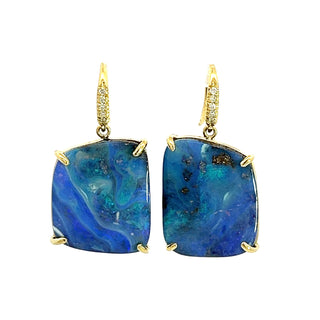 Freeform Boulder Opal Joyce Earrings