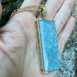 Aquamarine Celine Necklace