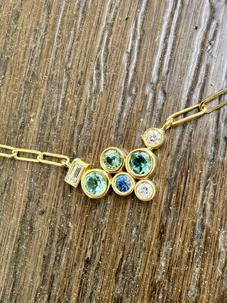 Multicolor Bubble Bea Necklace