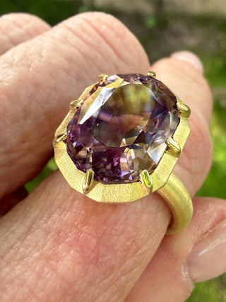 Ametrine Griffen Ring