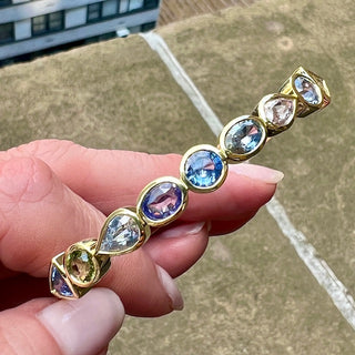 Multicolor Sapphire Carnival Bangle