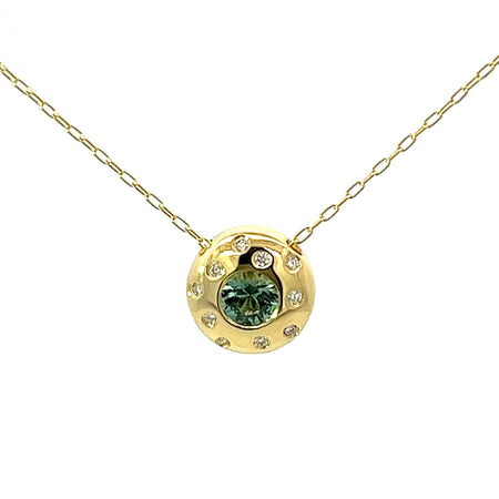 Green Tourmaline Bella Necklace