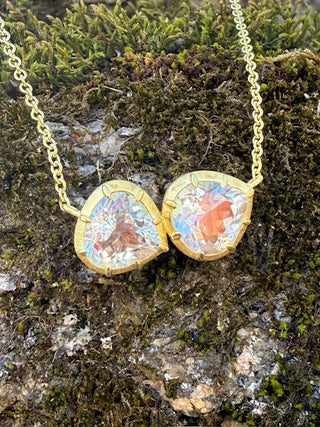 Pear Shape Madagascar Moonstone Griffen Necklace