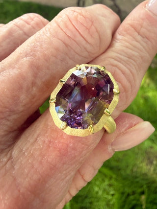 Ametrine Griffen Ring