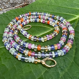 Multicolored Gemstone Beaded Rosie Necklace